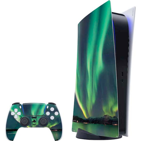 StockTrek Aurora Borealis Over Tjeldsundet in Norway PlayStation PS5 Skins